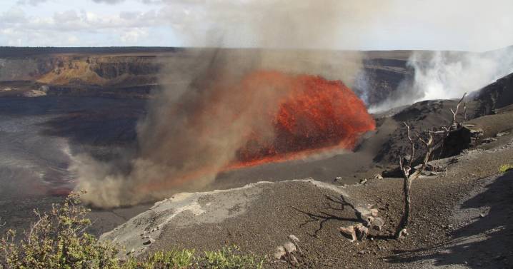 Hawaii's Kilauea volcano erupts again and shoots lava for 31st time since December