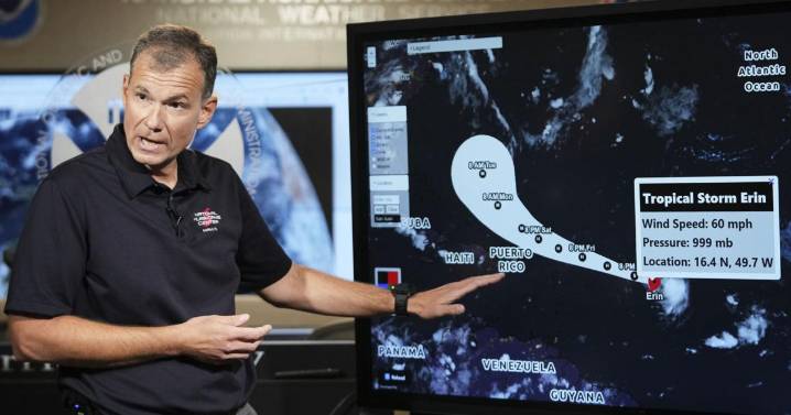 Heavy rains expected in Puerto Rico and Virgin Islands as Hurricane Erin nears