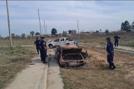 Apareció quemado un auto que había sido robado