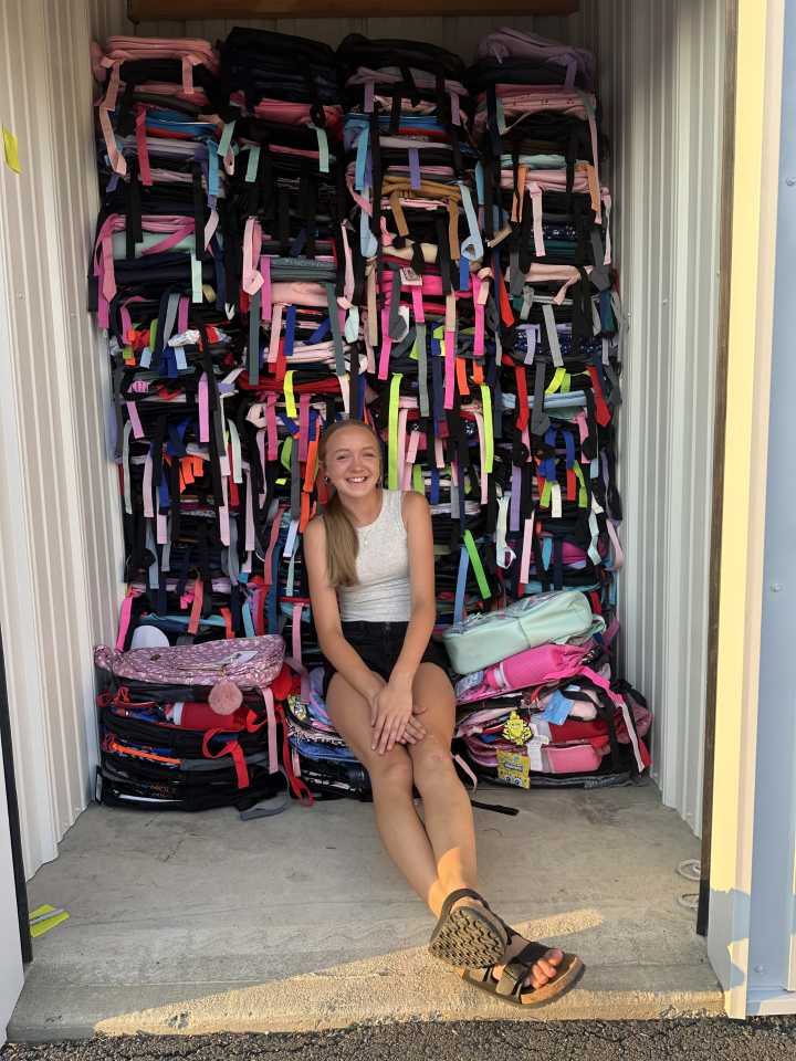 Brewer teen helps more than 600 children prepare for school