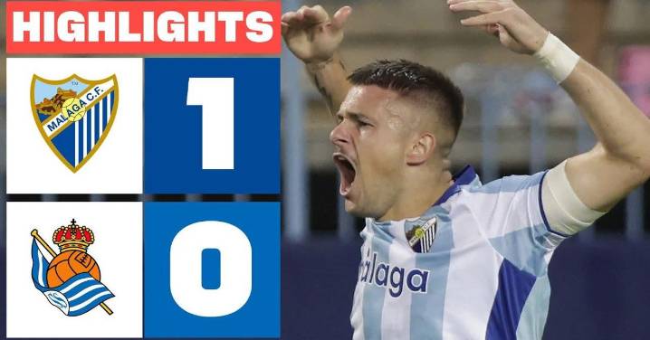Resumen, mejores jugadas y el golazo de chilena de Rafa en el Málaga CF