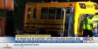 14-year-old in custody after crashing stolen bus, Columbus police say