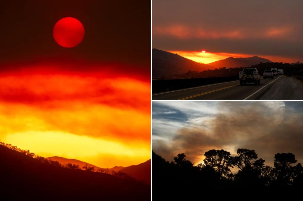 Massive wildfire breaks out in central California, injures 3