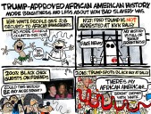 Cartoon: History gets trumped