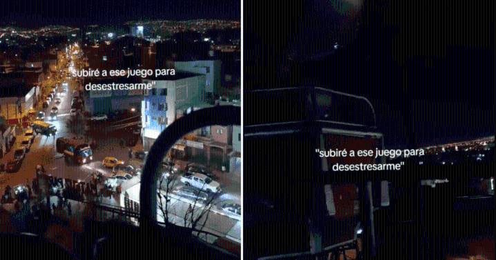 Joven arequipeña se subió a un juego mecánico para distraerse, pero falla la dejó en la cima y a oscuras: ''Estoy sola''