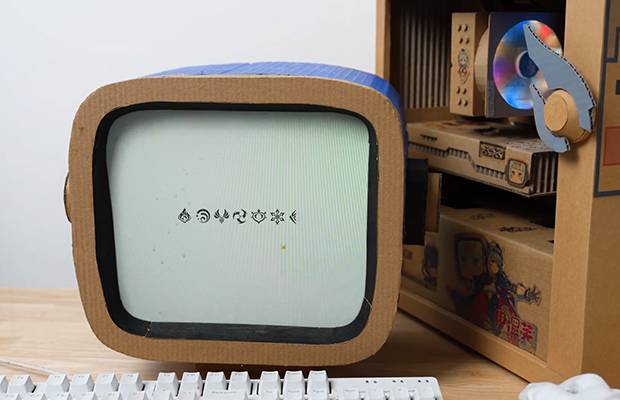 Construyeron un computador con cartón y funcionó