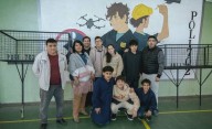 Municipio y estudiantes de la Politécnica de Rawson realizan cestos reciclados
