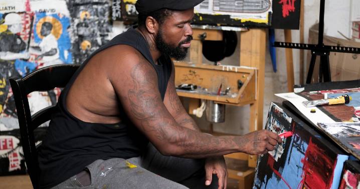 He painted every day for 13 years behind bars, now he paints for life