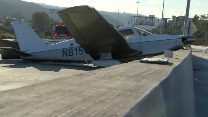 Small aircraft emergency reported on SB-805 near Carrol Canyon Road. – NBC 7 San Diego