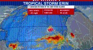 Tropical Storm Erin forms in the Atlantic