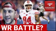 SURPRISE | WR BATTLE on the Wisconsin Badgers DEPTH CHART between Chris Brooks and Jayden Ballard!