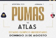 Pumas recibe visita del Atlas
