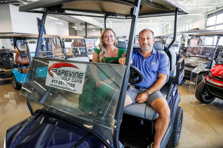 Golf cars equals neighborhood fun