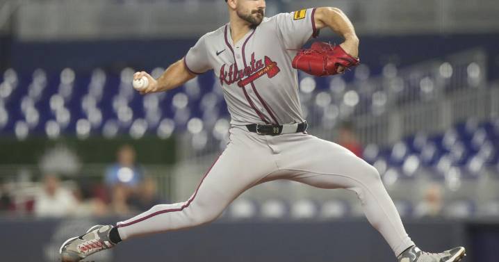 Edward Cabrera strikes out 10 as the Miami Marlins beat the Atlanta Braves 2