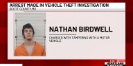 Scott County man arrested after recent vehicle theft investigation