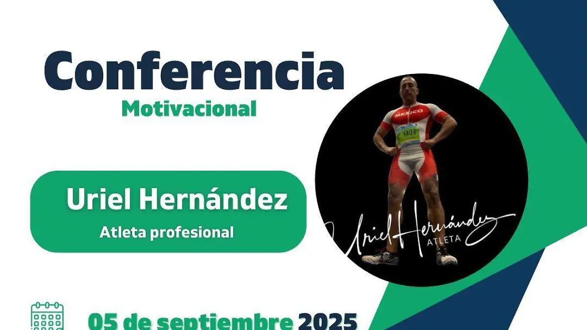 Velocista Uriel Hernández ofrecerá conferencia motivacional