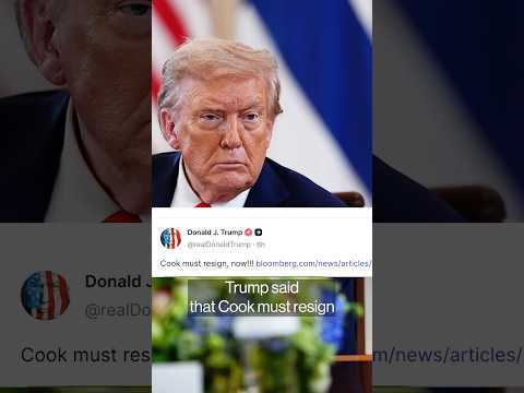 Trump Presses Fed Governor to Resign