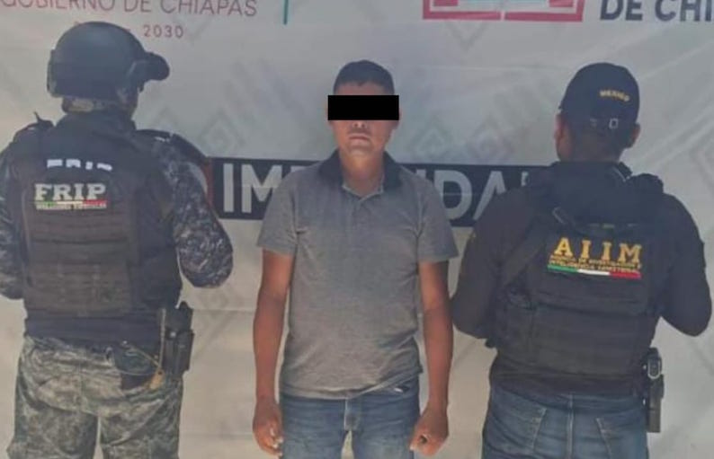 Detienen a hombre por extorsión en Huehuetán