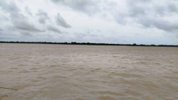 Crecida del río Orinoco mantiene en alerta a varios sectores de Monagas