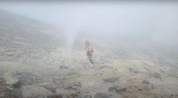 Fears for tourist group of nine women & one man lost on volcano on bear-infested island after vanishing while hiking