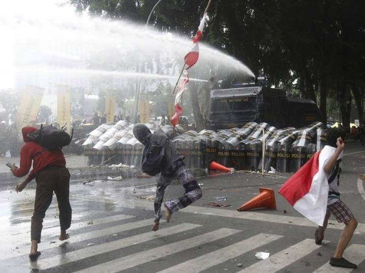 Tensions soar across Indonesia as protests against police erupt