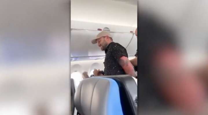 Violent, unruly passenger on flight to L.A. restrained twice, arrested