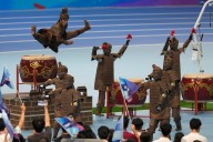 The World Humanoid Robot Games open with hip