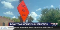City of Monroe gives update on downtown construction