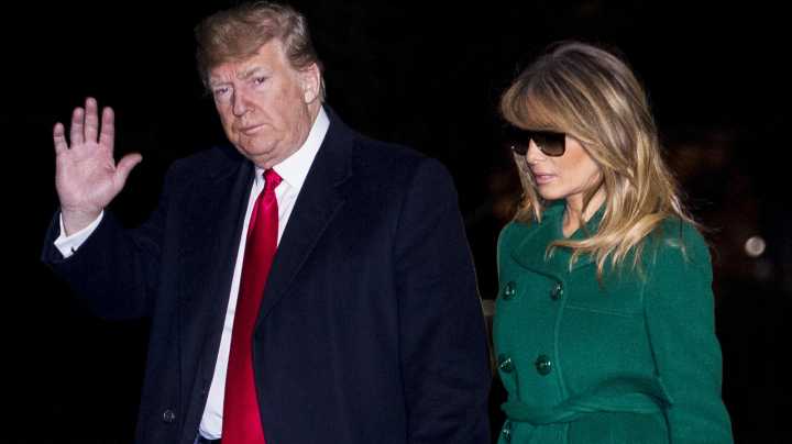 Melania Trump's Skin-Colored Leather Pants Will Always Haunt Her