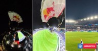 Sebastian ’Ardilla’ Álvarez impacta otra vez: el video de su notable vuelo y aterrizaje en Claro Arena