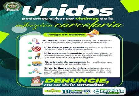Gaula Santa Marta refuerza acciones para prevenir la extorsión carcelaria en la ciudad