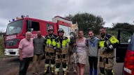Bomberos de Tenerife rescatan un caballo que había caído por un barranco de 15 metros de profundidad