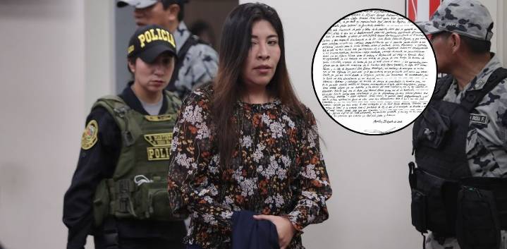 Betssy Chávez anuncia huelga de hambre: Deja carta testamentaria denunciando abusos en penal Anexo de Mujeres