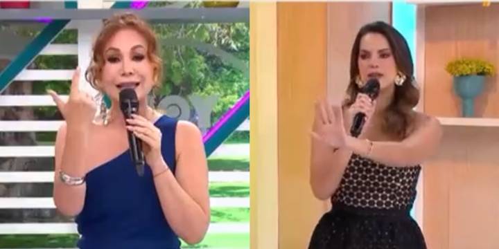 Valeria Piazza y Janet Barboza tienen tenso cruce en vivo en ‘América Hoy’: “Te adelantaste, no estaba marcado”