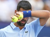 Djokovic fights through frustration at U.S. Open