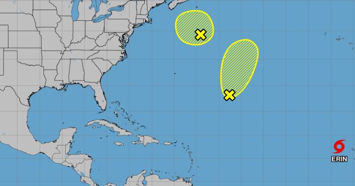 Tropical Storm Erin forms in the Atlantic, could become first hurricane of 2025 season