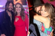 Elizabeth Hurley shares never-before-seen photos with 'Squirrel Man' Billy Ray Cyrus on his 64th birthday