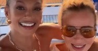 Amanda Holden updates fans on lavish getaway with Alesha Dixon after her 'split'