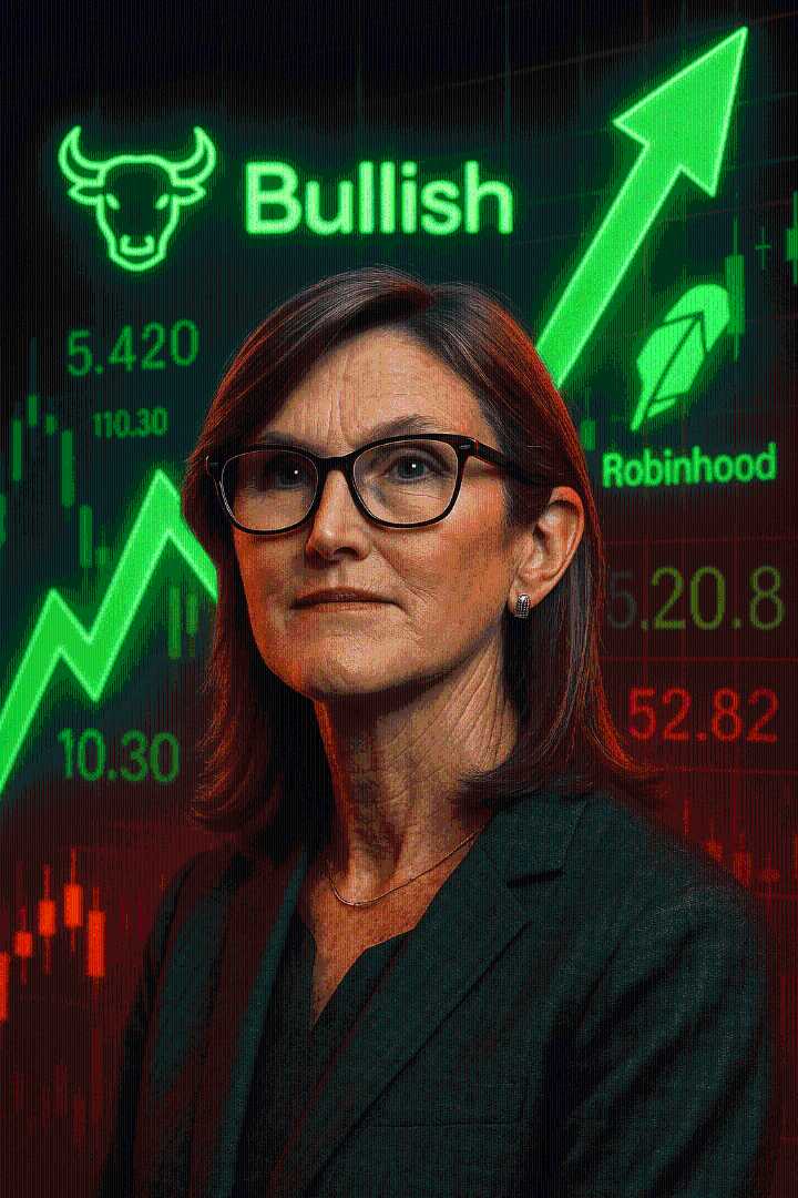 Cathie Wood’s Ark Invest Scoops Up $37M in Bullish and Robinhood: A Bold Bet on Crypto’s Future?