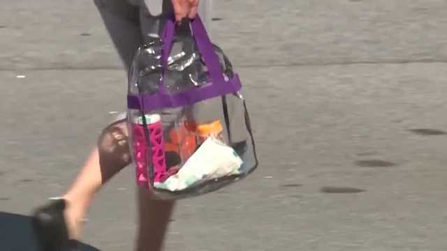 Albuquerque Public Schools requires clear bags at all sporting events
