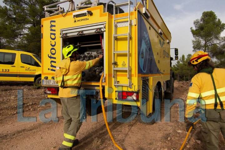 Declarado un incendio forestal en Valdecabras
