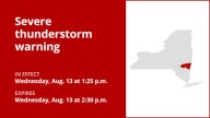NY weather: Damaging winds and quarter-sized hail foreseen with thunderstorms in Columbia and Greene counties Wednesday