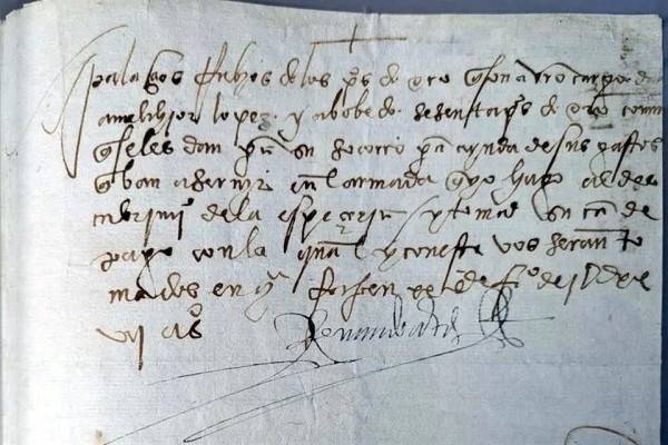 El FBI devuelve a México un documento firmado por Hernán Cortés hace 500 años