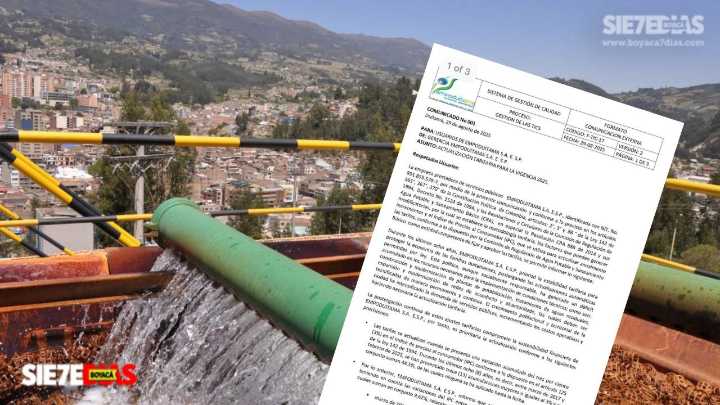 Empoduitama anunció el incremento del 9,62 % en tarifas de acueducto y alcantarillado desde septiembre