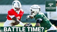 MSU football position battles HEATING UP; Jace Clarizio, Chrishon McCray vying for starting role