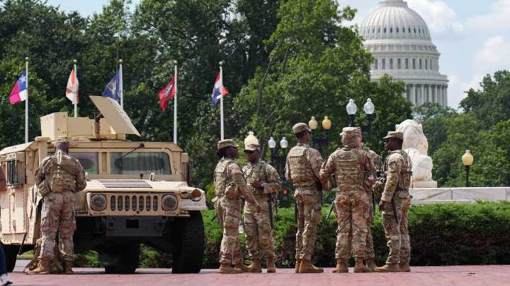 Trump's control of D.C. police is limited. Its National Guard is a different story
