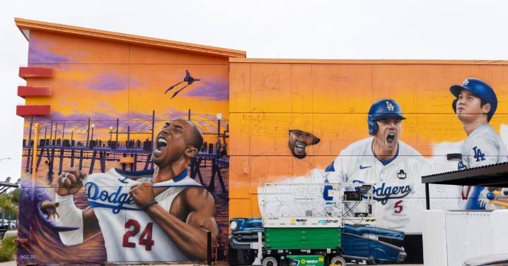 'We wanted to throw a twist on it': Why an iconic Kobe Bryant image was altered for a Dodger