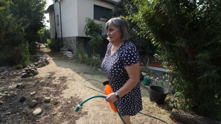 "Las águilas revoloteaban sobre el fuego para cazar los conejos que huían"