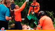 Rescatado joven que cayó 15 metros por un barranco