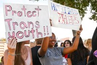 Riverside Poly High students protest over forfeited girls volleyball game